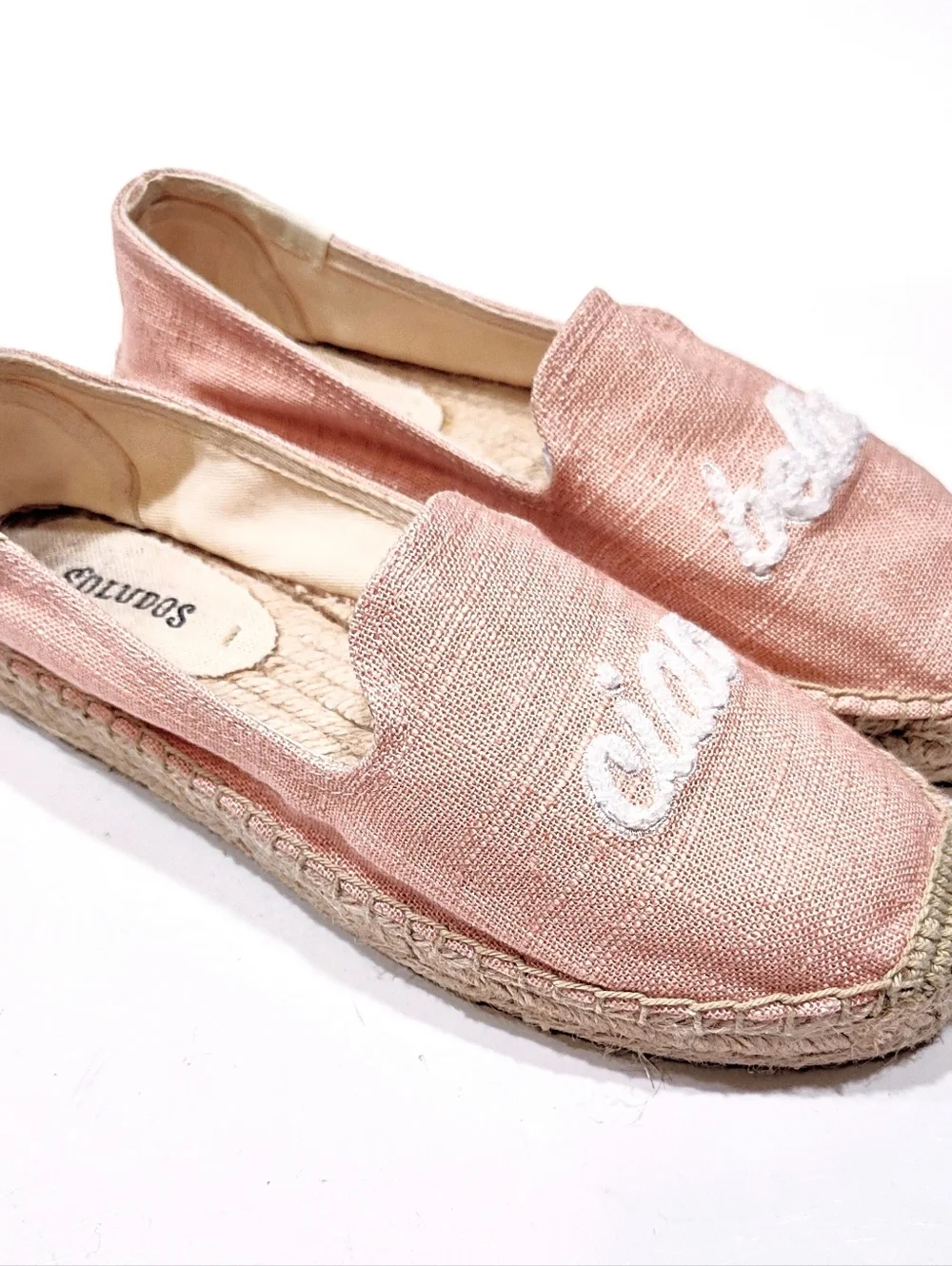 Soludos Pink 'ciao bella' Espadrilles